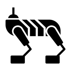 robot dog Solid icon