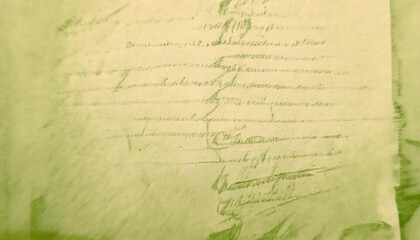 アンティーク筆跡のテクスチャ　ヴィンテージ感漂う温もり