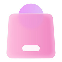 Glassmorphism PopUp Jelly Pink Purple UI Icon Sign and Symbol Design Illustrator Png Svg	
