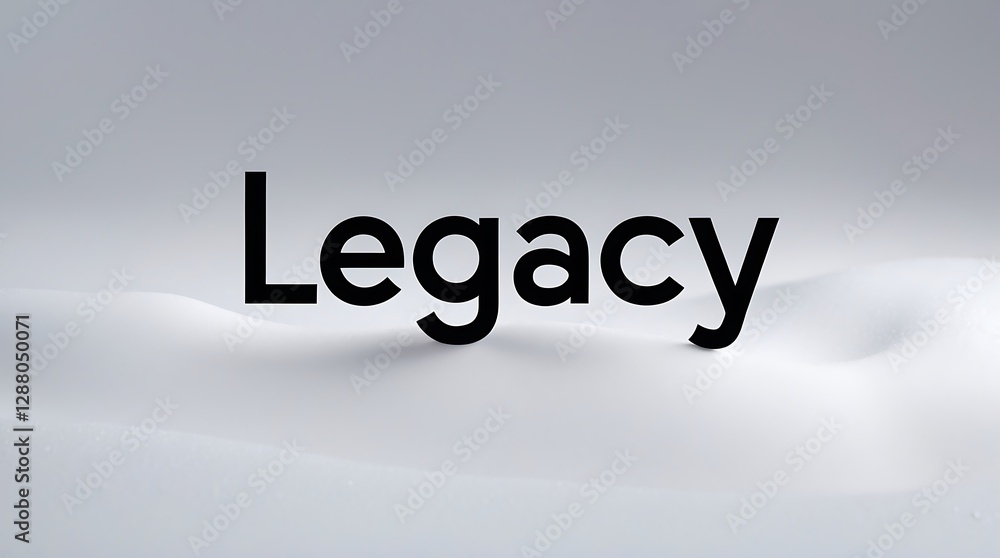 Poster legacy displayed in bold typography on a smooth light background