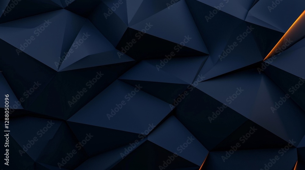 Poster a futuristic neon backdrop featuring low poly graphics and abstract motion
