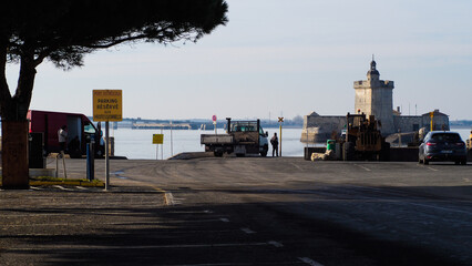 Zone portuaire ostréicole, dans la ville de Bourcefranc-le-Chapus