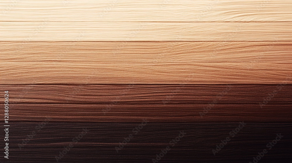 Poster a gradient background transitioning from light tan to deep mahogany