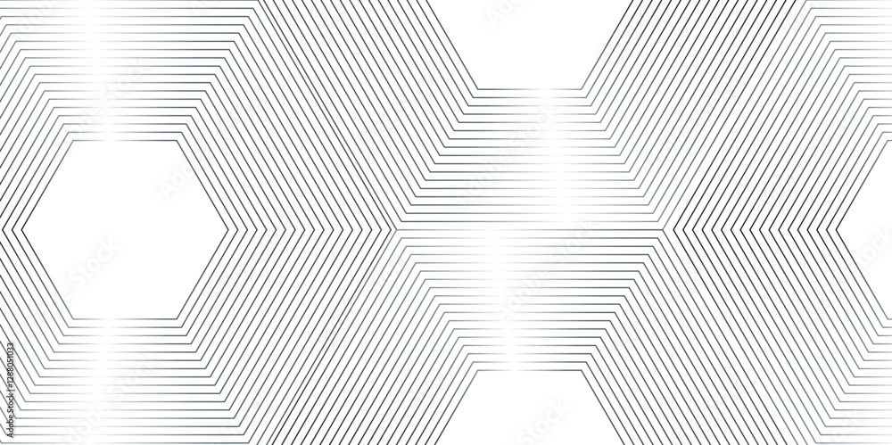 Poster abstract grey lines on gradient background with luxury shapes square background. modern pattern eleg