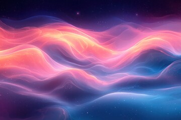 Fototapeta premium Abstract cosmic waves, nebula space art, use as background image