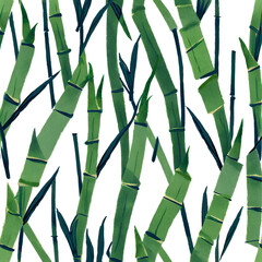 green bamboo background