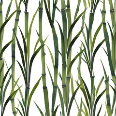 green bamboo background