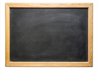 Blank Blackboard Isolated On A White Background
