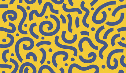 Abstract background with hand drawn pattern design