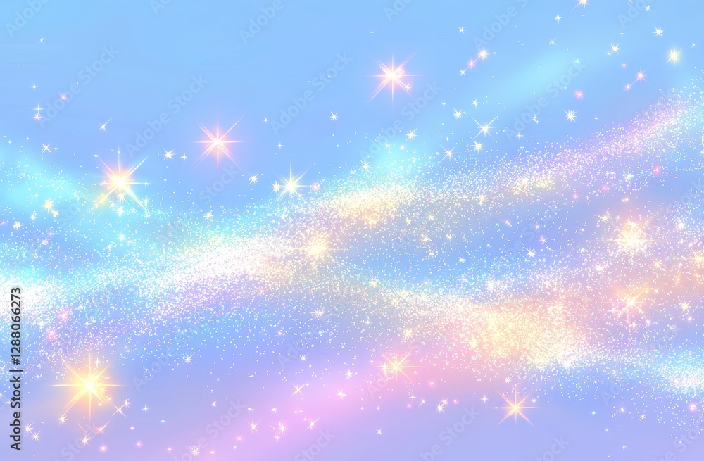 Poster an abstract background featuring blurred bright elements and a range of pastel and gentle colors cre
