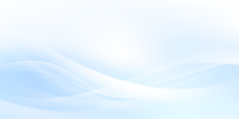 Blue waves abstract background, modern design, vector illustration