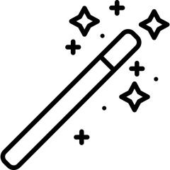 Magic Wand Icon Vector Element