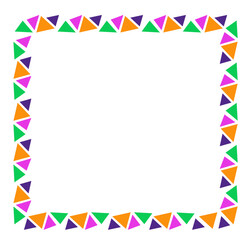 Fototapeta premium flat-colorful-frame