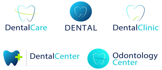 flat-design-dental-logo-templates 6