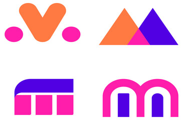flat-design-m-logo-template