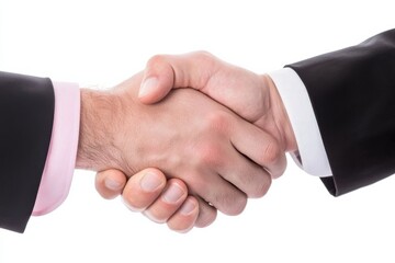 Obraz premium A handshake symbolizing a successful business merger and collaboration.