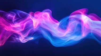 Abstract Colorful Swirls: A Symphony of Pink and Blue Hues