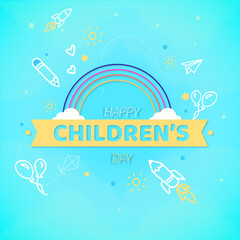flat-world-children-s-day-message