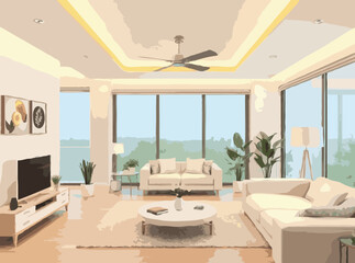 Automated Lighting System for Smart Home Interior