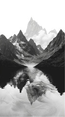 Majestic Mountain Reflection in a Serene Lake