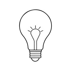 light bulb vector illustration