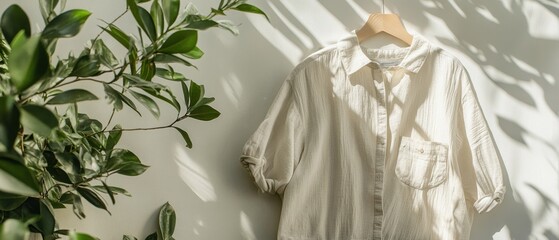 Eco-Conscious Fashion Inspiration with Sustainable Apparel Display