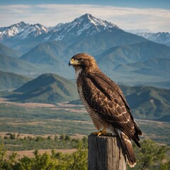 eagle in the mountains