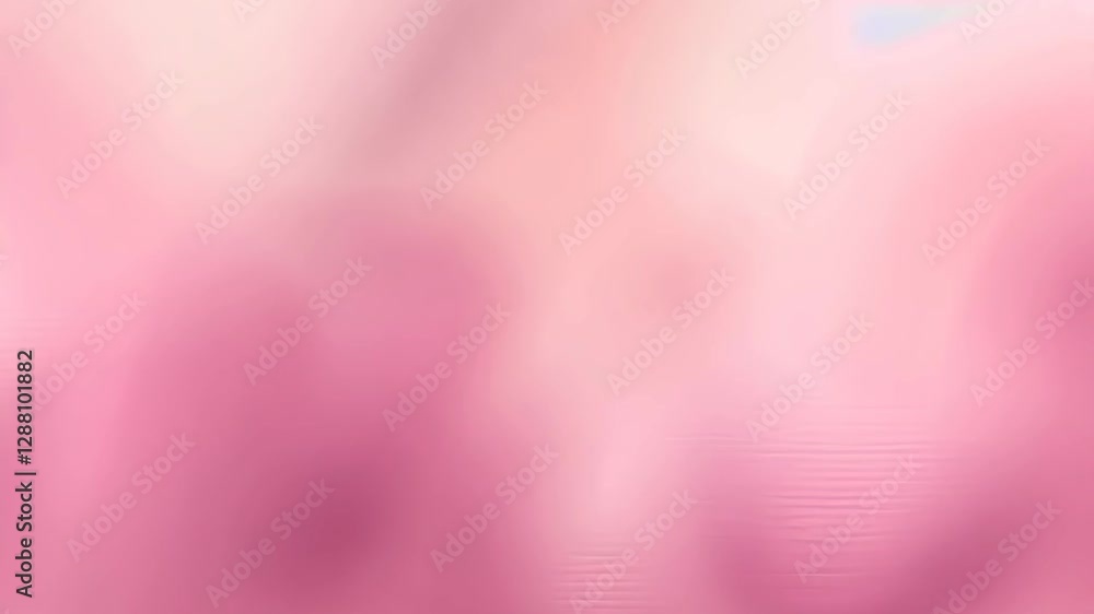 Poster a soft pink background with a blurry pink line. the line is pink and has a gentle curve