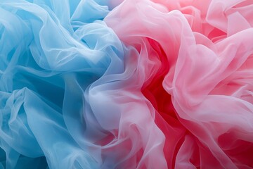 Obraz premium The background of this wedding concept is a vintage tulle chiffon texture