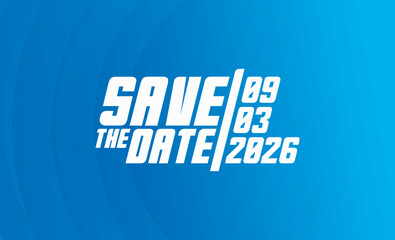 Obraz premium Save the date banner. Can be used for business, marketing and advertising
