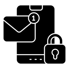 An icon design of mobile mail security