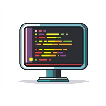 Colorful Coding Display on Computer Monitor