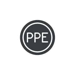 PPE vector icon
