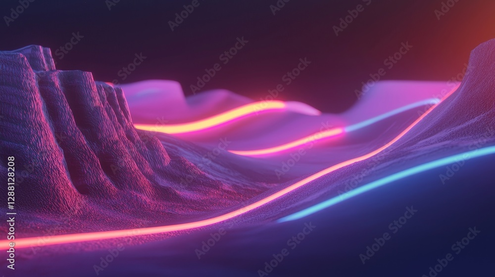 Poster this modern simple wallpaper features an abstract background created through 3d rendering, showcasin