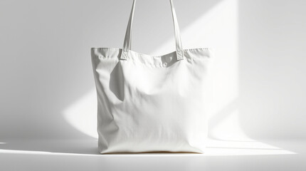The tote can be made from a fabric or eco linen and mocked up 3d. The totebag can be isolated on a white background, and a cotton shopping bag can be made from a white cotton material for use in