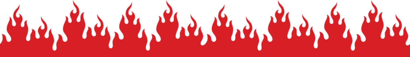 Fire Flame Element Border Line Burn © Rinyarart