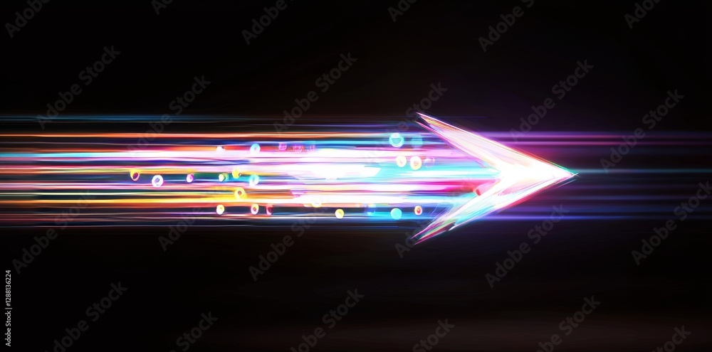 Poster a telecommunication technology concept is visually represented through a 3d render of an abstract ne
