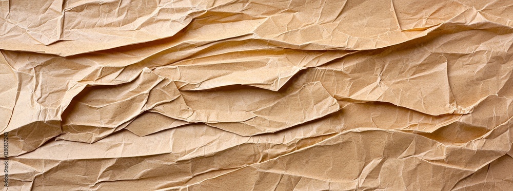 Poster a seamless and panoramic pattern of cardboard texture or background is presented