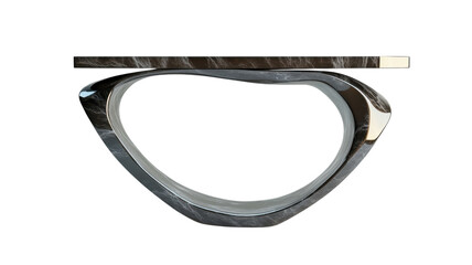 Unique modern coffee table design showcasing artistic shapes and contrasting materials in a sleek form