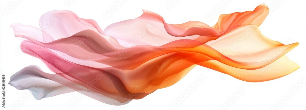 Poster the abstract dynamic style is recognizable by its use of fluid lines in design elements