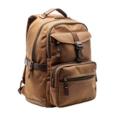 Naklejka premium backpack isolated on white background