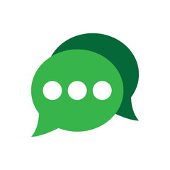 green speech bubble