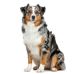 Fototapeta premium border collie puppy isolated