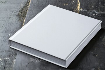 The greeting card on the bookshelf is shown from the front with a grey wall behind it