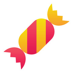 Gradient color icon, illustration for Candy, toffee.
