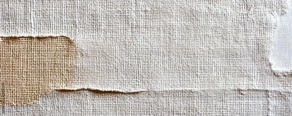 Poster a white canvas texture made of cardboard paper is used for packing and serves as a background