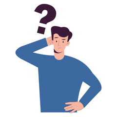 Thinking Person Illustration