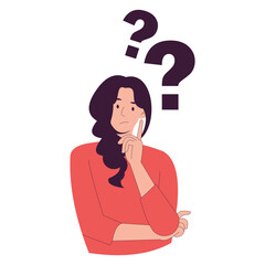 Thinking Person Illustration