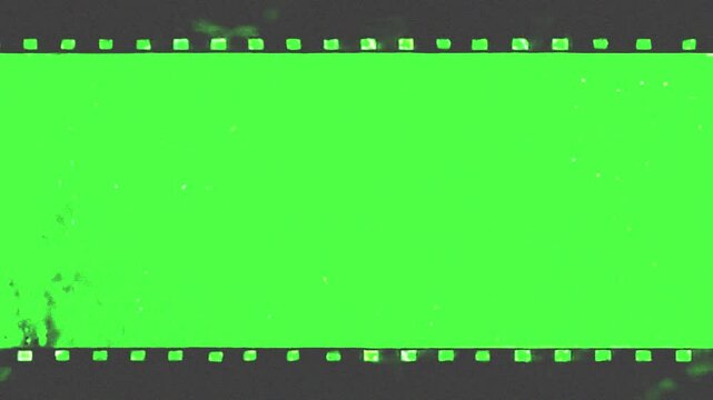  old tv noise effect filter chroma key texture animation overlay alpha adjustment layer classic negative film roll 2d animated green screen film strips tape black frame, background