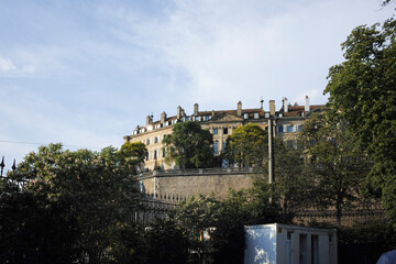 Fototapeta premium The Old town of city of Geneva, Switzerland